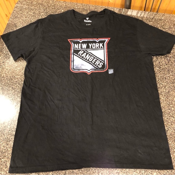 New York Rangers Fanatics Branded Core Smoke Premium T-Shirt for Men - Picture 2 of 5
